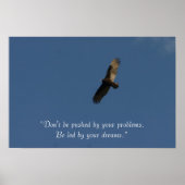 Te leiden door dromen poster (Voorkant)