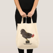 Te lekker om te eten! - Rooster Tote Bag (Voorkant (product))