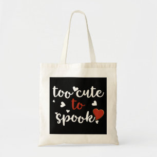 te leuk om Halloween te laten schrikken Tote Bag