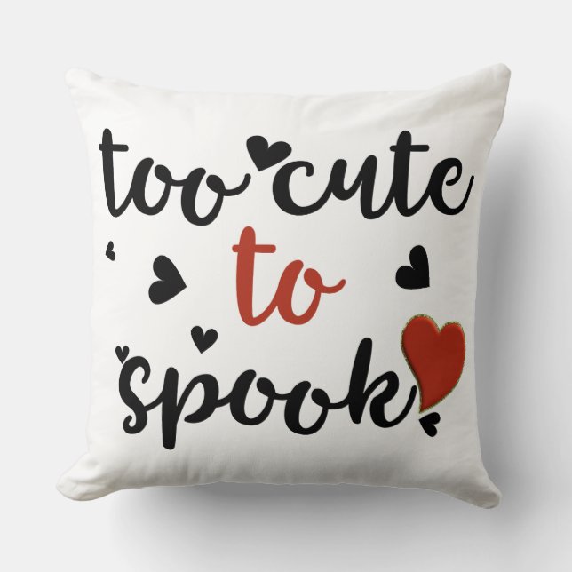 te leuk om Halloween te verknoeien Kussen (Voorkant)