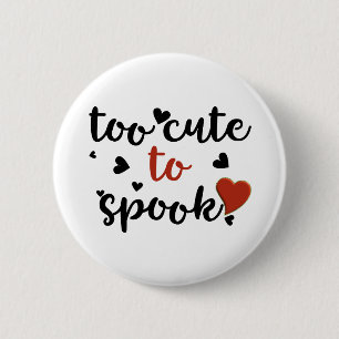 te leuk om Halloween te verknoeien Ronde Button 5,7 Cm