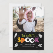 Te leuk om te Halloween-foto te bederven Kaart (Voorkant)