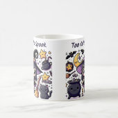 Te leuk voor Spook-Halloween Koffiemok (Center)