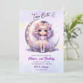 Te leuke verjaardagsuitnodiging Kaart (Staand voorkant)