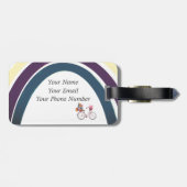 Te leveren verpakkingen met acrylhoudend Bagagelab Bagagelabel (Achterkant horizontaal)