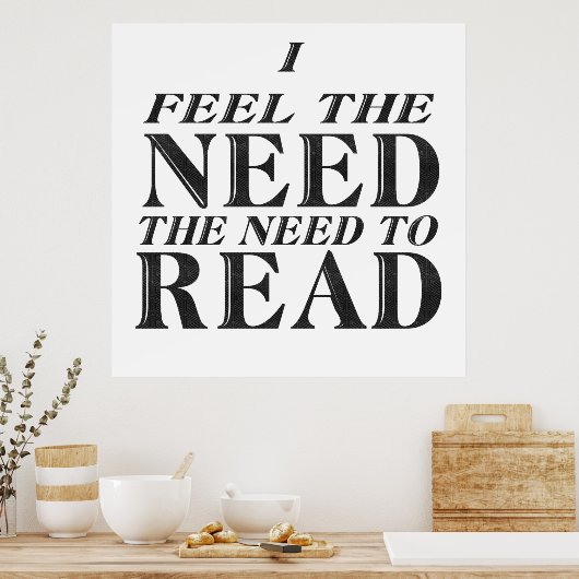 Te lezen poster (Keuken)