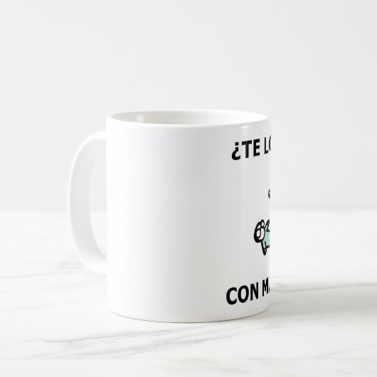 ¿te lo explico con marionetas? koffiemok (Voorkant links)