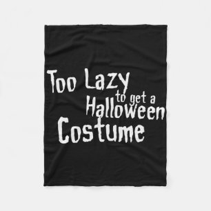 Te lui om een Halloween-kostuum te krijgen Griezel Fleece Deken