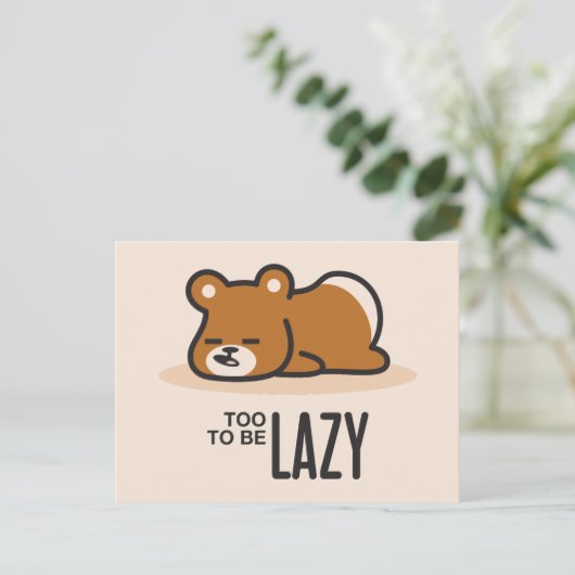 Te lui om lui te zijn briefkaart (Staand voorkant)