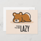 Te lui om lui te zijn briefkaart (Voorkant / Achterkant)