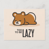 Te lui om lui te zijn briefkaart (Voorkant)