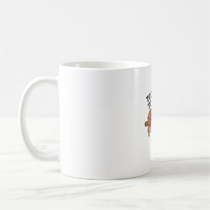Te lui om te bewegen � Cute Retro Cartoon Luiaard Koffiemok