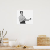 Te Manly Man Meme Poster (Keuken)