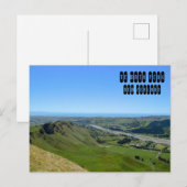 Te Mata Peak in Nieuw-Zeeland Briefkaart (Voorkant / Achterkant)