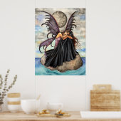 Te moe om fee te vliegen Poster (Keuken)