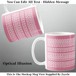 Te moe om te werken Verborgen bericht 136WP werk Koffiemok