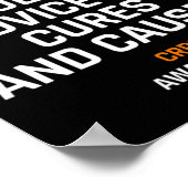 Te moe voor ongevraagd advies RSD CRPS Awarenes Poster (Hoek)