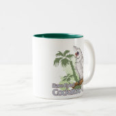 'Te Mok' Tweekleurige Koffiemok (Voorkant rechts)