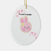 Te mooi om te hanteren.... keramisch ornament (Rechts)