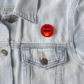 te nat om te branden ronde button 3,2 cm (In situ)