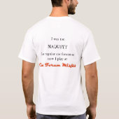 Te Naughty voor autoreforums T-shirt (Achterkant)