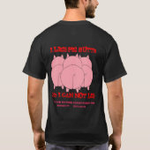Te opgeslagen naar varkensvlees BBQ-Shirt T-shirt (Achterkant)