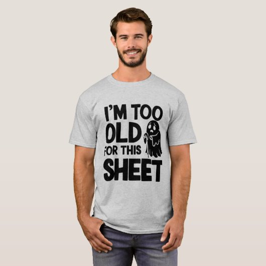 Te oud voor deze Halloween T-shirt (Voorkant volledig)