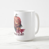 Te oud voor dit blad. Grappige Halloween pompoen Koffiemok (Voorkant rechts)