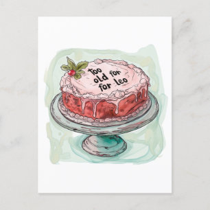 Te oud voor Leo - 25e verjaardag Briefkaart