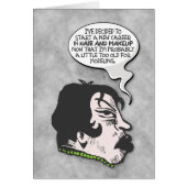 "Te oud voor modellering" Funny Get Well Card (Voorkant)