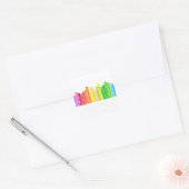 Te oud voor muziek vierkante sticker (Envelop)