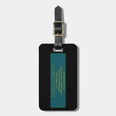 te personaliseren bagagelabel (Voorkant verticaal)
