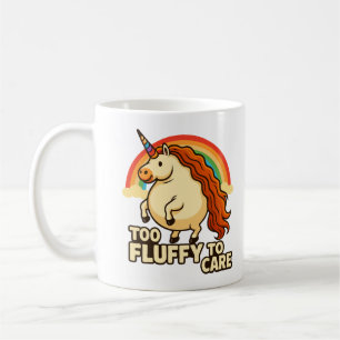 Te pluizig om voor foodie Unicorn te zorgen Koffiemok