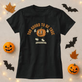 Te pompoen om echte Schattigee Halloween pompoen t T-shirt