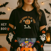 Te pompoen om echte Schattigee Halloween pompoen t T-shirt