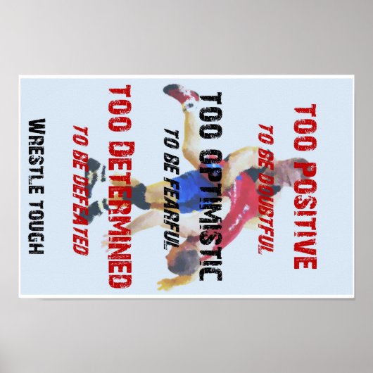 Te positief om twijfelachtig te zijn poster (Voorkant)