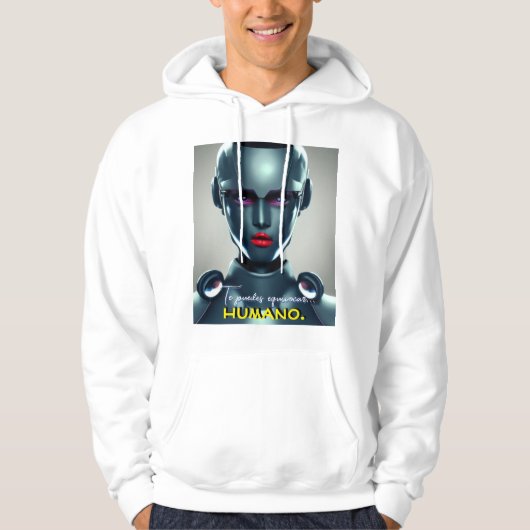 Te puedes equivocar Humano Hoodie (Voorkant)