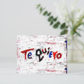 te quiero briefkaarten (Staand voorkant)