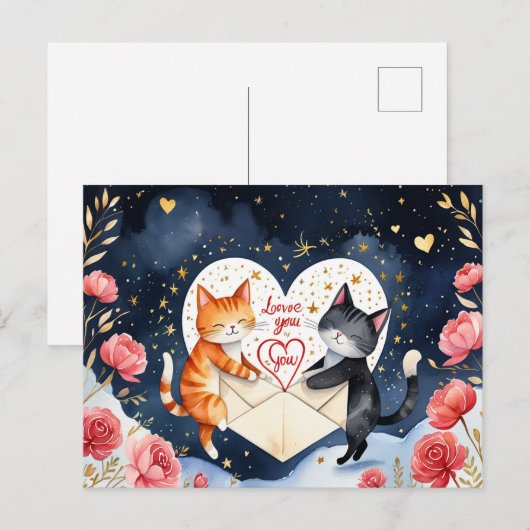 Te quiero feestdagenkaart (Voorkant / Achterkant)