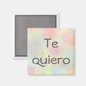 Te quiero magneet (Voorkant / Achterkant)