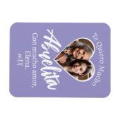 Te Quiero Mucho Abuelita Con Foto Personalizada Magneet (Horizontaal)