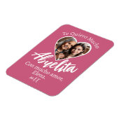 Te Quiero Mucho Abuelita Con Foto Personalizada Magneet (Linkerzijde)