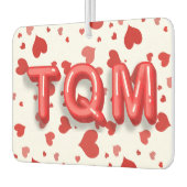 Te Quiero Mucho Red Heart Confetti 3d letters Luchtverfrisser (Links)