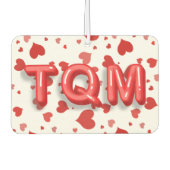 Te Quiero Mucho Red Heart Confetti 3d letters Luchtverfrisser (Voorkant)
