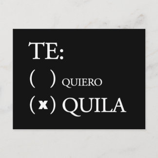 Te Quiero Tequila Briefkaart