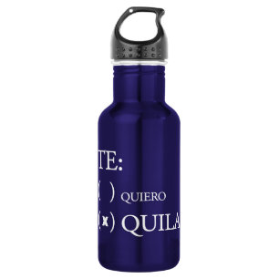 Te Quiero Tequila Waterfles