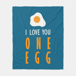 Te quiero un huevo fleece deken