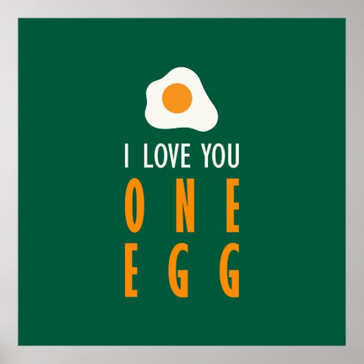 Te quiero un huevo poster (Voorkant)