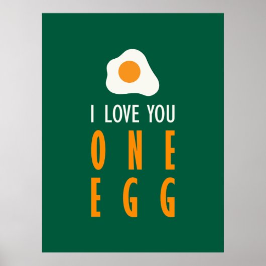 Te quiero un huevo poster (Voorkant)