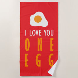 Te quiero un huevo strandlaken